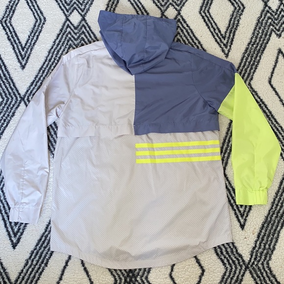 Adidas ID Shell Anorak Ivory Women Size Large - Picture 6 of 9